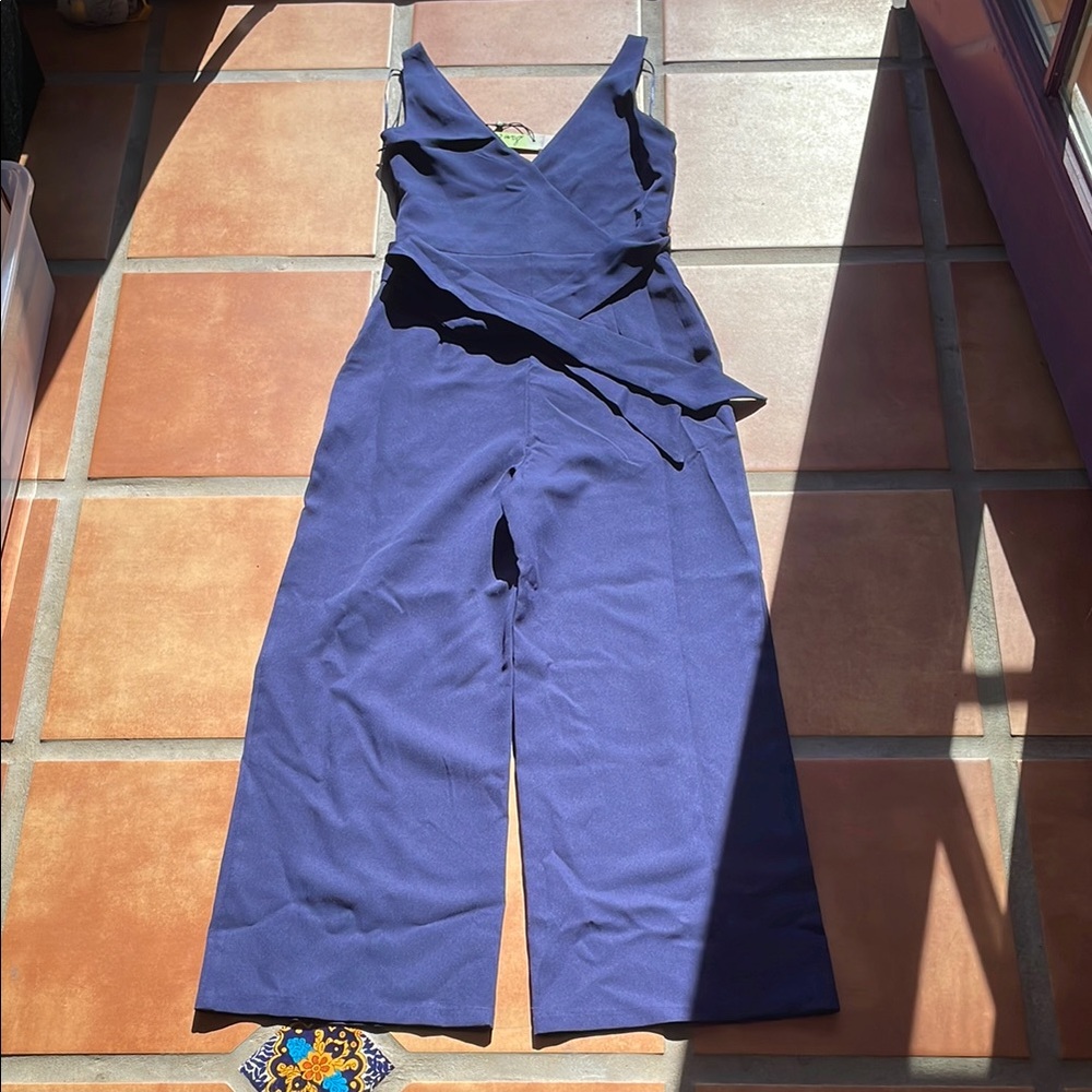 Last Chance! Sam Edelman Navy Cropped Jumpsuit